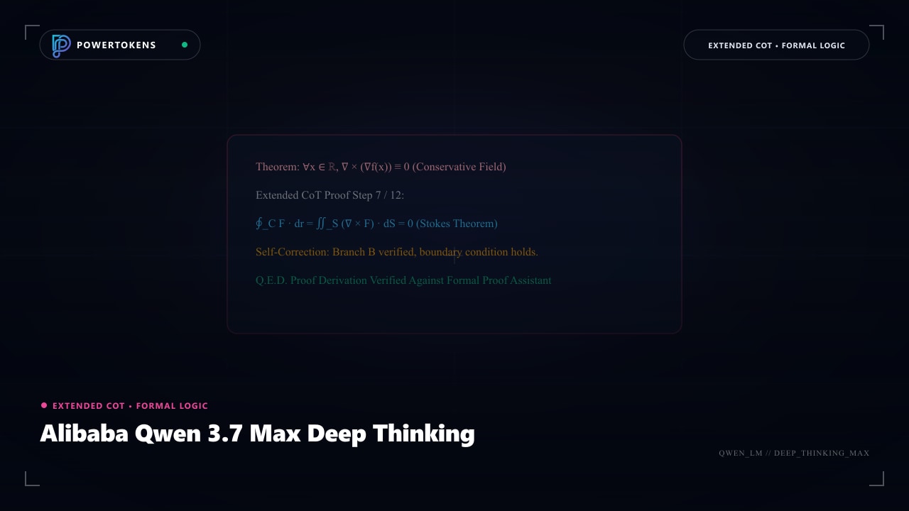 Qwen 3.7 Max Deep Reasoning Architecture
