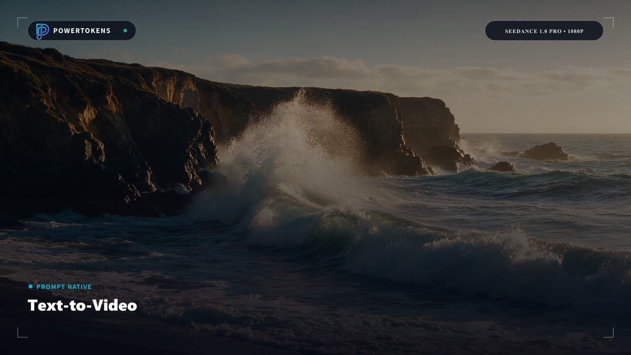 Text to video landscape